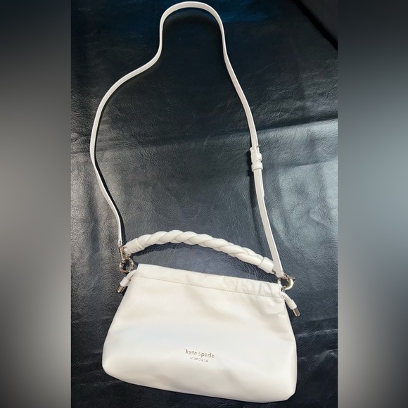 kate spade New York Parchment color lambskin cross body purse - Picture 3 of 10